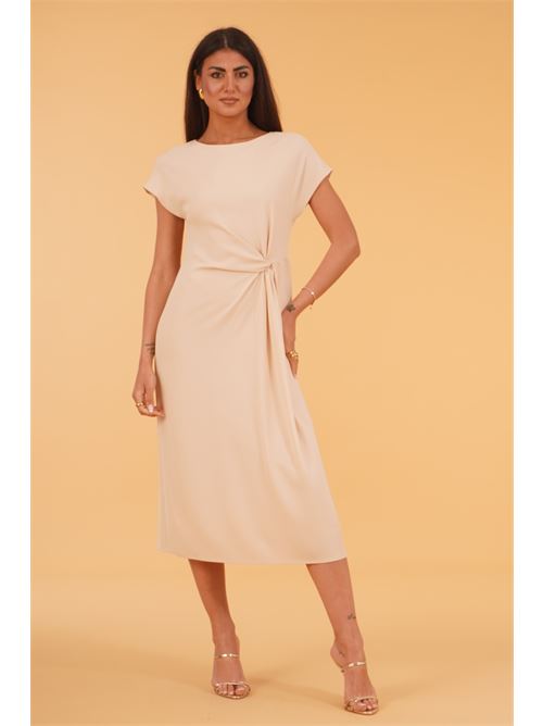 Abito in cady leggero luckylu Milano | AB64FLCHALK